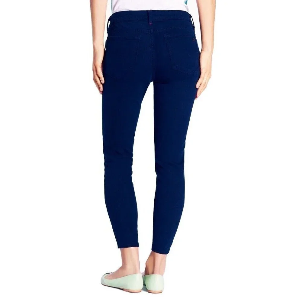 Kate Spade New York Womens Size 28 Broome Street Capri Jeans in French Navy $178